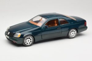 Mercedes 600 SEC C140 Vihreä Majorette 1:18 4418 Metalli