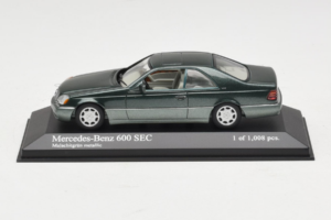 Mercedes 600 SEC W140 Vihreä Metallic Minichamps 1:43 430032604 Metalli