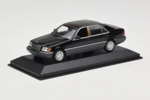 Mercedes 600 SEL W140 Black Metallic Minichamps 1:43 940035400 Metalli — kuva 2 / 4