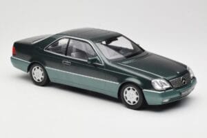Mercedes 600 SEC W140 Coupe Green Metallic KK-Scale 1:18 KKDC180343 Metalli — kuva 4 / 6