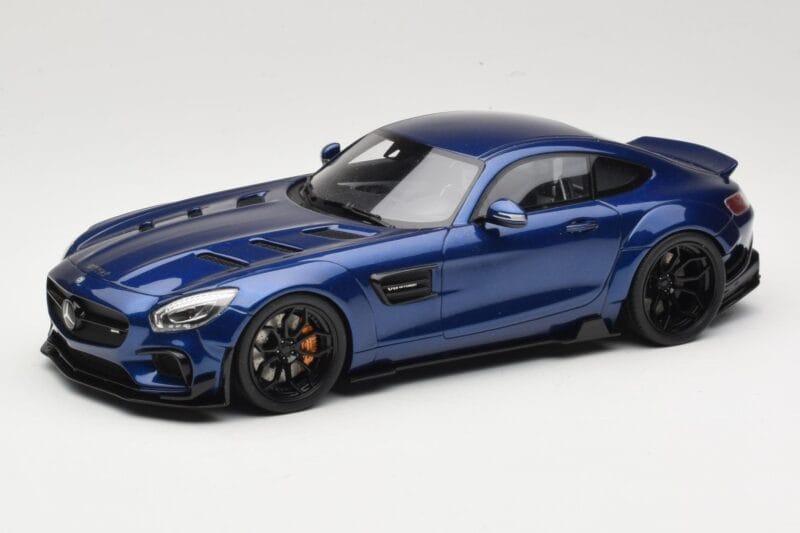 Mercedes AMG GT C190 Prior Design Sininen GT Spirit 1:18 GT150 Hartsi