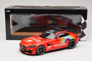Mercedes AMG GT R C190 Safety Car F1 Mugello GP 2020 Minichamps 1:18 155036094 Metalli — kuva 6 / 6