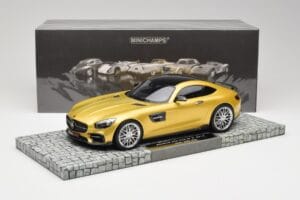 Mercedes Brabus AMG GT S C190 600 Desert Kulta Minichamps 1:18 107032522 Metalli — kuva 6 / 6