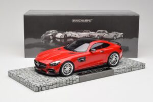 Mercedes Brabus AMG GT S C190 600 Mars Punainen Minichamps 1:18 107032521 Metalli — kuva 6 / 6
