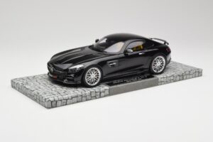 Mercedes Brabus AMG GT S C190 Obsidian Musta Minichamps 1:18 107032520 Metalli