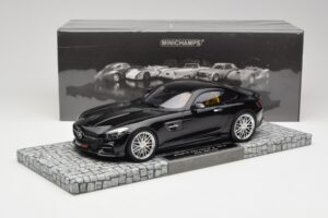 Mercedes Brabus AMG GT S C190 Obsidian Musta Minichamps 1:18 107032520 Metalli — kuva 6 / 6