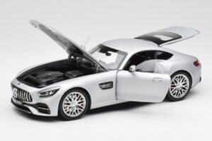 Mercedes AMG GT S C190 Designo Iridium Hopea Magno Norev 1:18 B66960485 Metalli — kuva 2 / 8