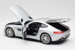 Mercedes AMG GT S C190 Designo Iridium Hopea Magno Norev 1:18 B66960485 Metalli — kuva 5 / 8