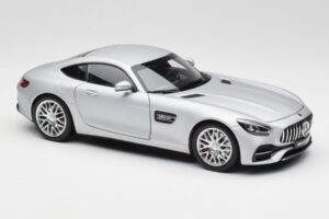 Mercedes AMG GT S C190 Designo Iridium Hopea Magno Norev 1:18 B66960485 Metalli — kuva 6 / 8