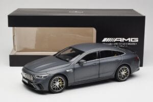Mercedes AMG GT 63 S X290 Aero Package Designo Selenite Harmaa Magno Norev 1:18 B66961038 Metalli — kuva 8 / 8