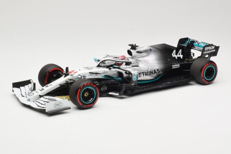 Mercedes AMG Petronas W10 #44 L. Hamilton Winner German GP 2019 Minichamps 1:18 110191144 Metalli