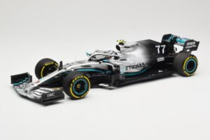 Mercedes AMG Petronas W10 #77 V. Bottas Winner USA GP 2019 Minichamps 1:18 110191877 Metalli