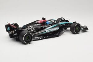 Mercedes AMG Petronas W15 E Performance #63 G. Russell Winner Austrian GP 2024 Minichamps 1:18 110241163 Metalli — kuva 2 / 6
