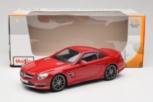 Mercedes AMG SL 63 R231 Punainen Maisto 1:18 36199 Metalli — kuva 8 / 8