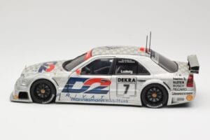 Mercedes C-Class W202 #7 K. Ludwig AMG-Mercedes Team Zakspeed DTM 1994 UT Models 1:18 180943307 Metalli — kuva 4 / 8