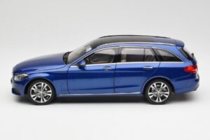 Mercedes C-Class S205 T-Modell Brilliant Sininen Metallic Norev 1:18 B66960257 Metalli — kuva 4 / 8