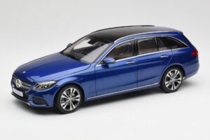 Mercedes C-Class S205 T-Modell Brilliant Sininen Metallic Norev 1:18 B66960257 Metalli