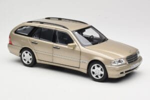 Mercedes C-Class T-Model W202 Smoke Silver Norev 1:18 183388 Metalli — kuva 6 / 8
