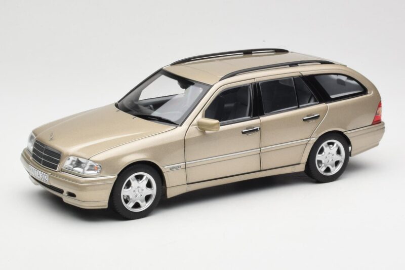 Mercedes C-Class T-Model W202 Smoke Silver Norev 1:18 183388 Metalli