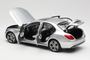 Mercedes C-Class W205 Iridium Hopea Metallic Norev 1:18 B66960253 Metalli — kuva 5 / 8