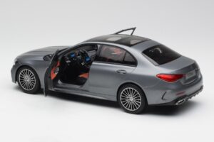 Mercedes C-Class W206 Designo Selenite Harmaa Magno NZG 1:18 B66960638 Metalli — kuva 7 / 8