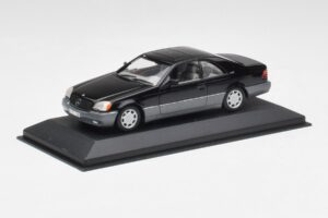 Mercedes C140 600 SEC Musta Minichamps 1:43 32600 Metalli — kuva 2 / 4