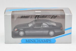 Mercedes C140 600 SEC Musta Minichamps 1:43 32600 Metalli — kuva 4 / 4