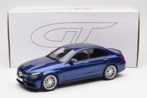 Mercedes AMG C63 S W205 Sininen GT Spirit 1:18 ZM044 Hartsi — kuva 6 / 6