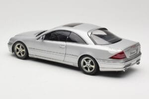 Mercedes CL500 C215 Lorinser Silver Metallic AUTOart 1:18 70121 Metalli — kuva 7 / 8