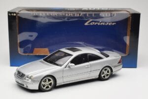 Mercedes CL500 C215 Lorinser Silver Metallic AUTOart 1:18 70121 Metalli — kuva 8 / 8
