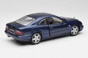 Mercedes CLK 55 AMG C209 Sininen Metallic Anson 1:18 30343 Metalli — kuva 3 / 8