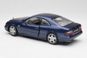 Mercedes CLK 55 AMG C209 Sininen Metallic Anson 1:18 30343 Metalli — kuva 7 / 8
