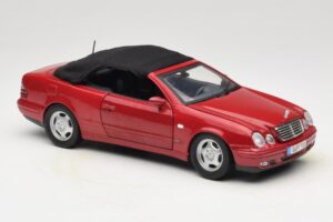 Mercedes CLK A208 Cabriolet Punainen Anson 1:18 30338 Metalli — kuva 6 / 8