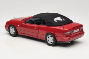 Mercedes CLK A208 Cabriolet Punainen Anson 1:18 30338 Metalli — kuva 7 / 8