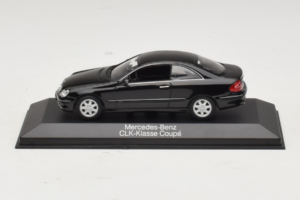 Mercedes CLK W208 Musta Minichamps 1:43 B66961946 Metalli