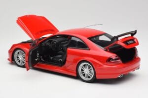 Mercedes CLK DTM AMG C209 Mars Punainen Kyosho 1:18 08461R Metalli — kuva 5 / 8