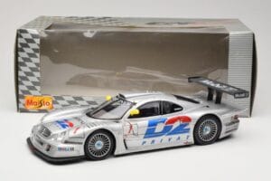 Mercedes CLK LM GT1 #1 AMG Mercedes K. Ludwig / R. Zonta FIA GT Championship 1998 Maisto 1:18 56053 Metalli — kuva 8 / 8