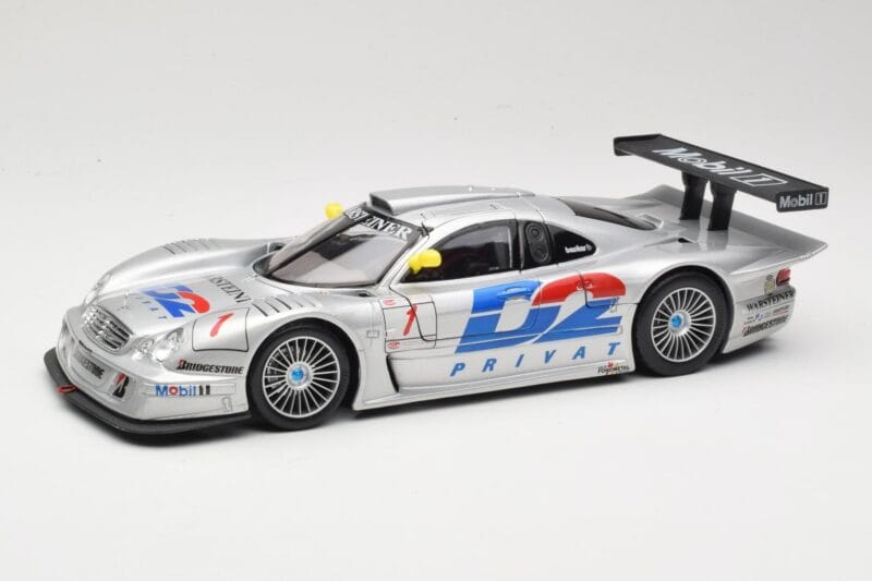 Mercedes CLK LM GT1 #1 AMG Mercedes K. Ludwig / R. Zonta FIA GT Championship 1998 Maisto 1:18 56053 Metalli