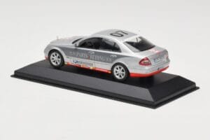 Mercedes E-Class W211 #7 Team AutoBild Paris-Beijing 2006 Replacement Box Minichamps 1:43 MB001 Metalli — kuva 3 / 4
