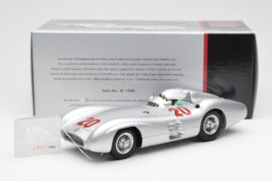 Mercedes W196 Streamliner #20 K. Kling French GP 1954 CMC 1:18 M-128B Metalli — kuva 6 / 6