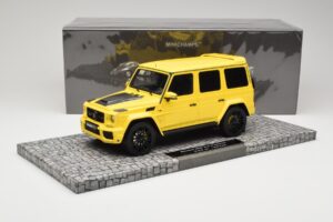 Mercedes Brabus 850 6.0 Widestar G63 W463 Electric Beam Yellow Minichamps 1:18 107032402 Metalli — kuva 6 / 6