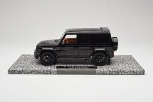Mercedes Brabus 850 6.0 Widestar G63 W463 Obsidian Black Metallic Minichamps 1:18 107032400 Metalli — kuva 3 / 6