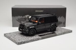 Mercedes Brabus 850 6.0 Widestar G63 W463 Obsidian Black Metallic Minichamps 1:18 107032400 Metalli — kuva 6 / 6