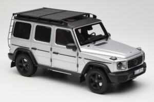 Mercedes G-Class W463 Iridium Silver Norev 1:18 183030 Metalli — kuva 6 / 8