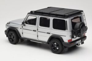 Mercedes G-Class W463 Iridium Silver Norev 1:18 183030 Metalli — kuva 7 / 8