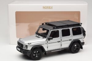 Mercedes G-Class W463 Iridium Silver Norev 1:18 183030 Metalli — kuva 8 / 8