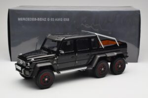 Mercedes AMG G63 W463 6x6 Gloss Musta AUTOart 1:18 76306 Komposiitti — kuva 8 / 8