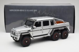 Mercedes AMG G63 W463 6x6 Iridium Hopea AUTOart 1:18 76301 Komposiitti — kuva 8 / 8