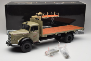Mercedes L6600 Rungewagen Harmaa Musta Minichamps 1:18 109031050 Metalli — kuva 8 / 8