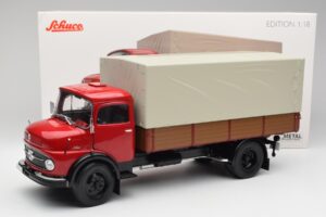 Mercedes L 911 Punainen Schuco 1:18 450016400 Metalli — kuva 8 / 8